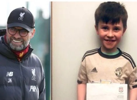 Clopp shows the reason for writing the letter to the little Man Utd fan