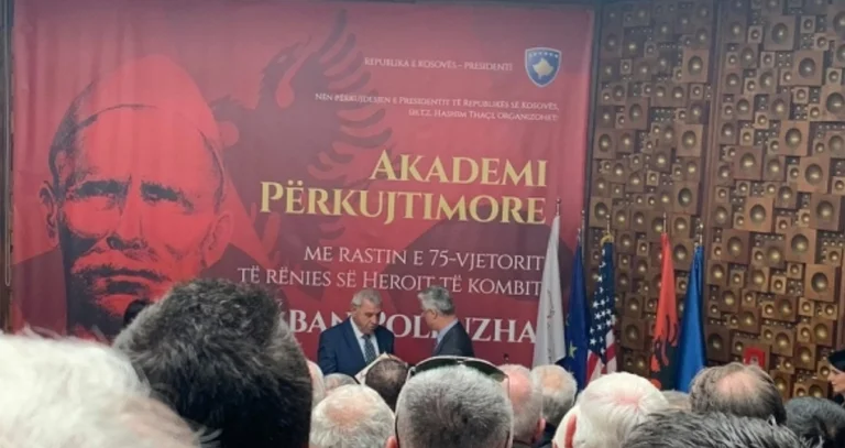 Saban Polluza declara héroe de Kosovo en el 75 aniversario de la caída