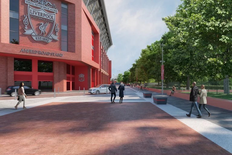 Vue incroyable, c'est comme ça que le stade de Liverpool sera agrandi