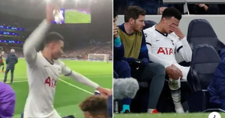Dale Alley released all possible frustration at the bank after being replaced against Leipzig