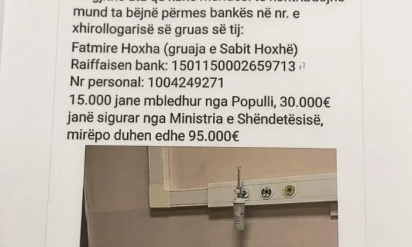 Sabit Hoxha from Podujevo urgently needs your help