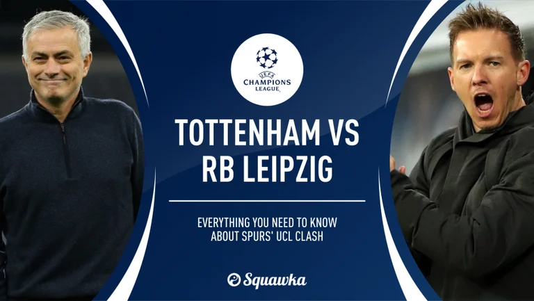 Formations officielles Tottenham RB Leipzig, équipe Mourinho avec d'énormes pénuries ce soir