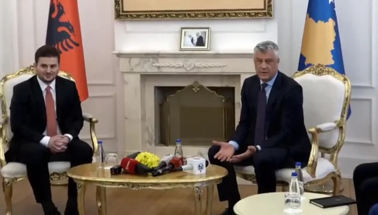 Thaci and Cakaj: Now remove the border between Kosovo and Albania