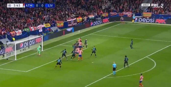 Atletico Madrid geht auf die Erde nach Liverpool: Er schüttelt sein Netz in nur vier Minuten