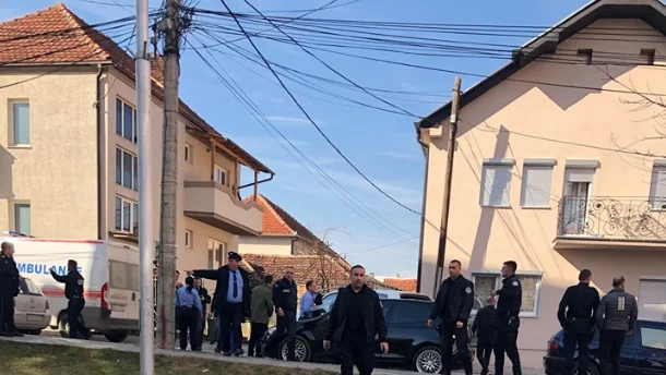 Une vue de Gjilan où il est soupçonné d'homicides multiples