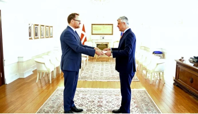 Thaci accepted credentials from Denmark ambassador