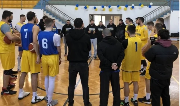 New coach starts work, Kosovo basketball players start preparations for game against Lukemburg Iceland