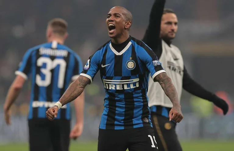 Looks like Ashley Young is experiencing a resurrection in San Siro.