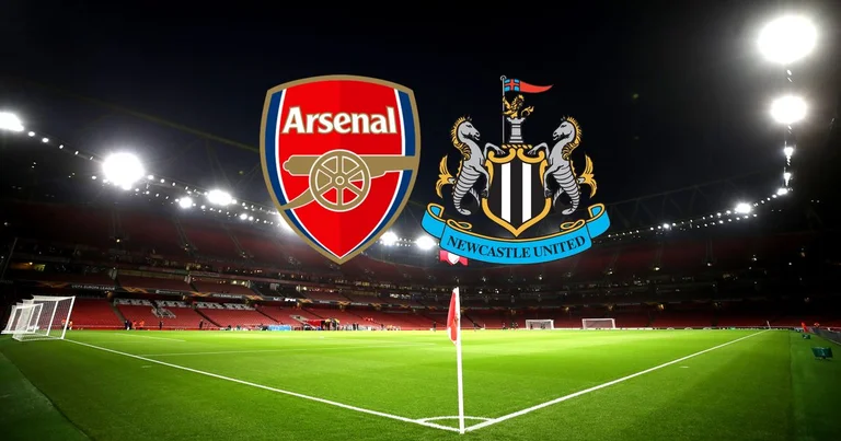 Arsenal Newcastle, official formations