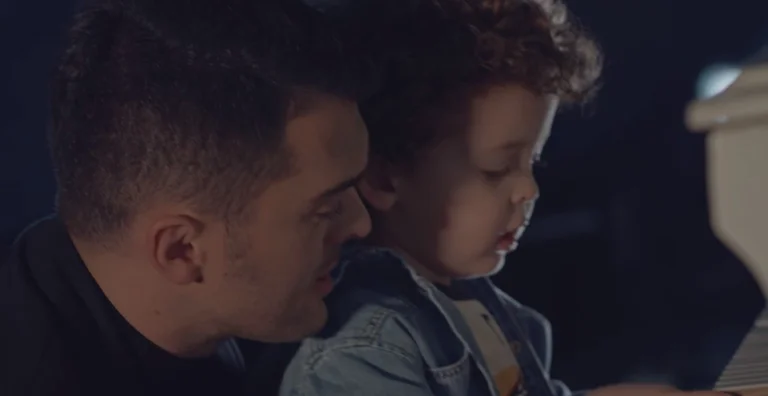 Corab Shaqiri with his son's dedicated song