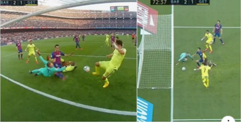 Spider or man: These two expectations within two seconds of Tern Stegen prove he's the best.