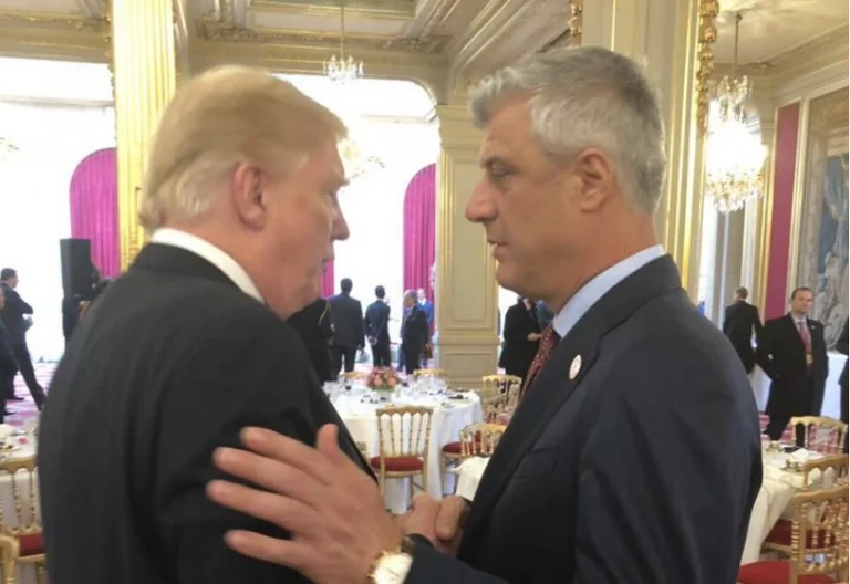 Präsident Trump gratuliert Präsident Thaci zum 12. Jahrestag der Unabhängigkeit
