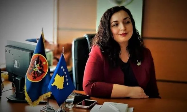 Now-known journalist Vjosa Osmani adviser