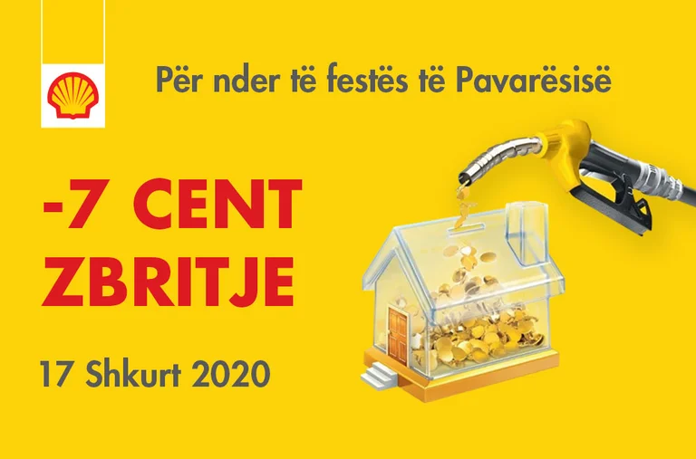 Shell Kosova in onore di Independence Day offre 7 sconti centesimi il 17 febbraio
