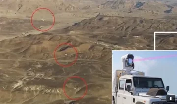 estrella tipo láser Sculfra Guerras '% trae drones del cielo en demostración