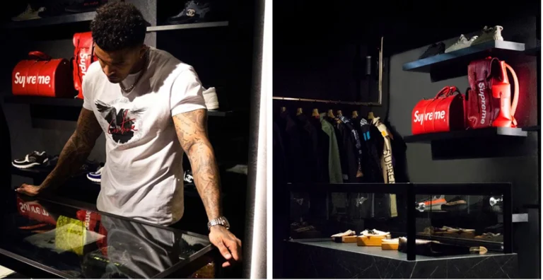 When luxury gets out of control: Footballers pay 100 pounds a month for a VIP room when they go shopping