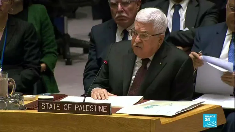 Palestinian leader denounced Donald Trump's plan to UN