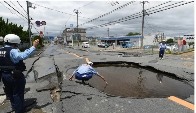 Potente terremoto en Japón