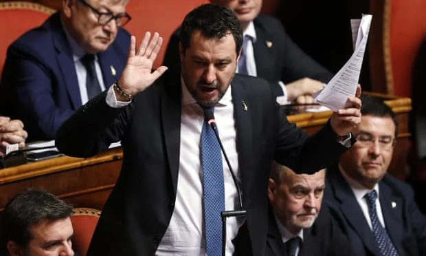 Italiens Senatsstimmen gegen Matteo Salvin