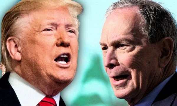 La course pour le président, Trump et Bloomberg se sont battus.