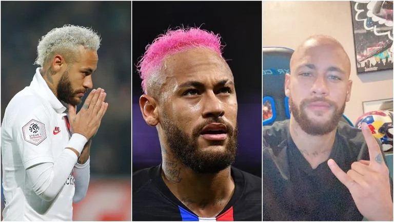 Les coiffures passionnées de Neymar