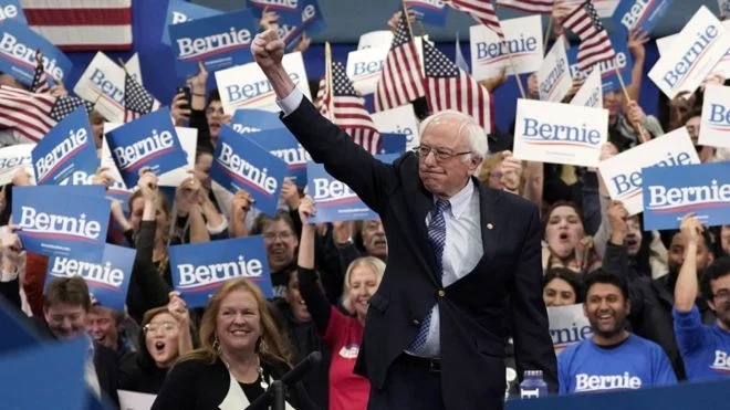 Bernie Saunders gewinnt in New Hampshire, zweiter Pete Buttigig