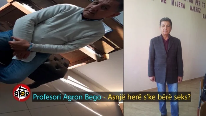 Scandalous: The teacher sexually molests the student: Close door with a key (Video)