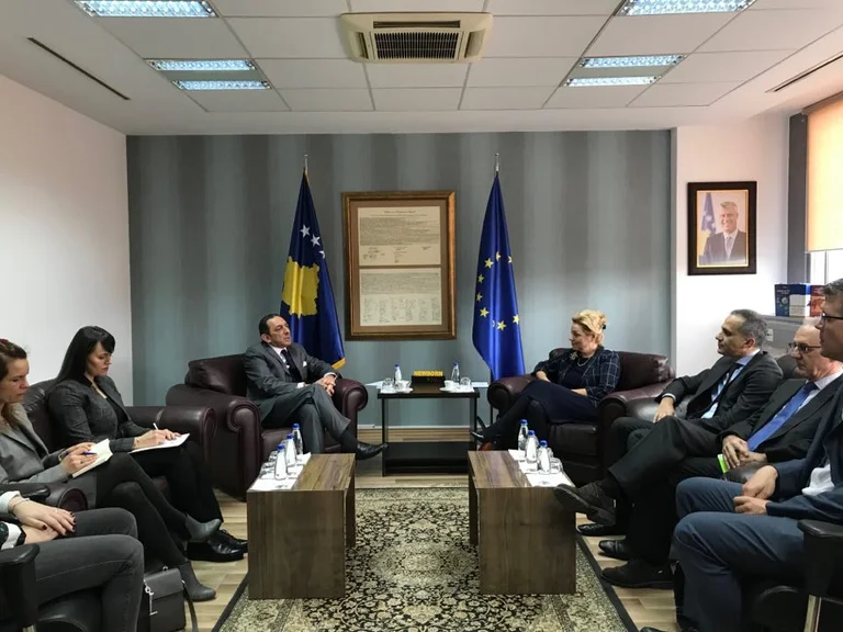 Blerim Reka meets with Apostolova