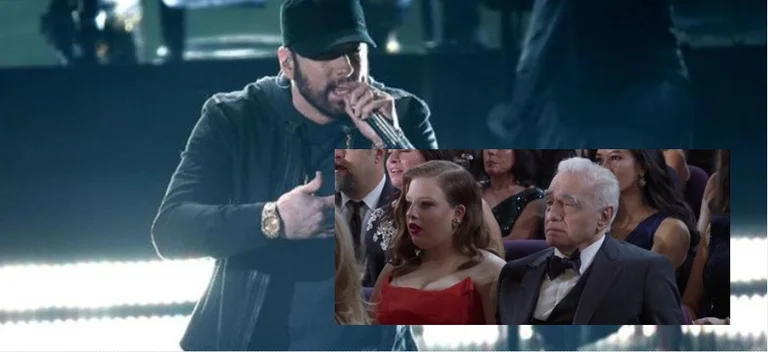 Eminem erscheint plötzlich auf der Oscar-Szene und überrascht alle