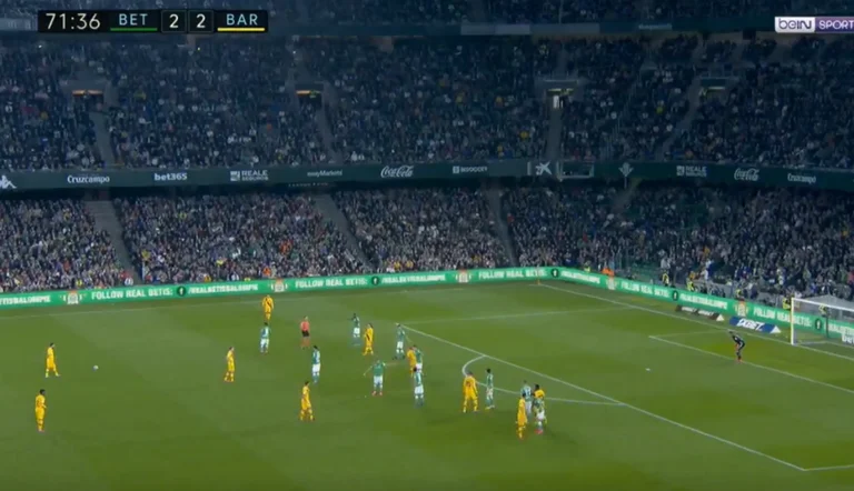 No more words that describe Mess: Completes the hat-trick assisting with another magic cross
