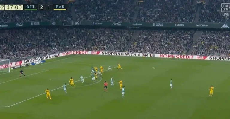 Spectacle im Spiel Beatis-Barcelona: Vierter Tor, ein weiterer Messian Supersistance