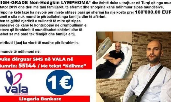 Aide financière demandée pour le traitement d'Ibrahim Mejuani par Pristina
