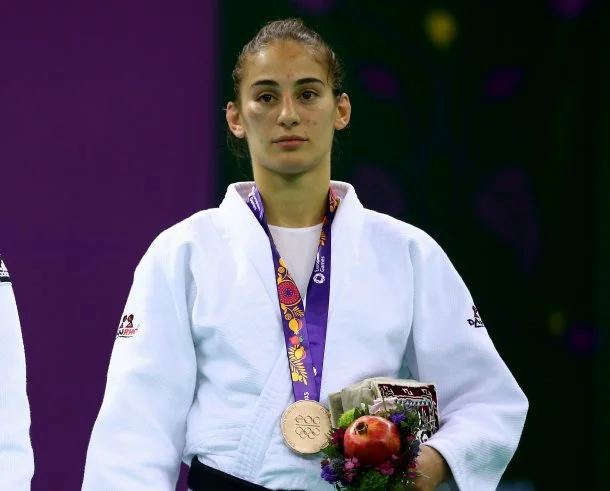Nora Gjakova, ein Sieg weit von der Bronzemedaille in Paris