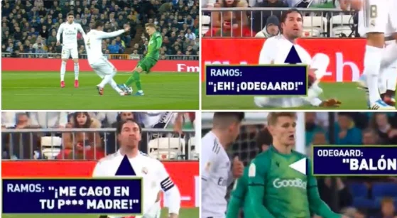 Ramos était très tendu, il insultait Odegaard