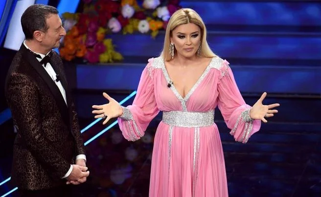 Looks like he was reproved, the open microphone reveals Alketa Weissiu