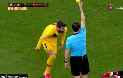 The funny way Pique chose to stop Innak Williams
