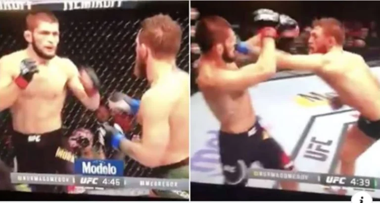 McGregor no estaba en la cabeza. Si ha dado estos 20 segundos de nuevo, tiene el trabajo de Khahabi.
