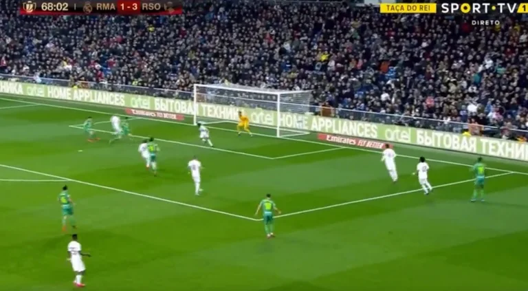 Sociedad continue avec "masakraı sur le Real Madrid: Il marque le quatrième.