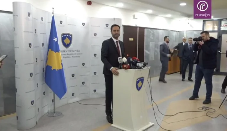 Asked if he would resign, Glauk Konjufca speaks for the first time