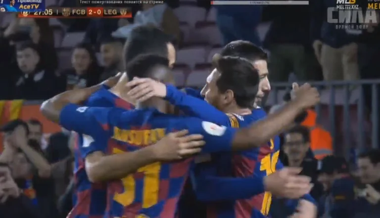 C'est plus facile à enseigner. Barcelone double contre Legans