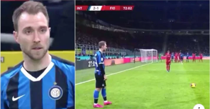 Tottenham fans are not at all surprised at Eriksen's first shot as an Inter player