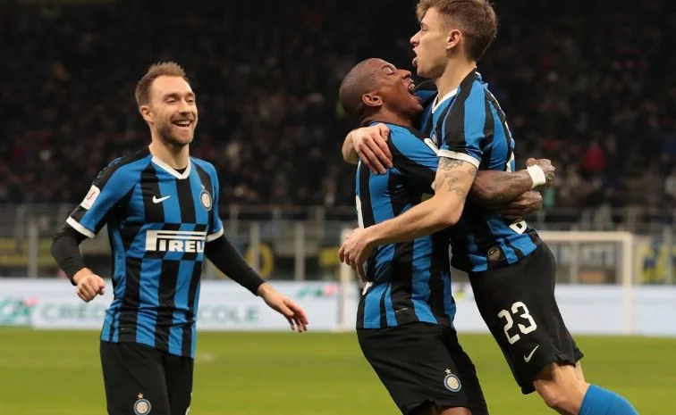 Debut with Inter, this is Ericksen's note.