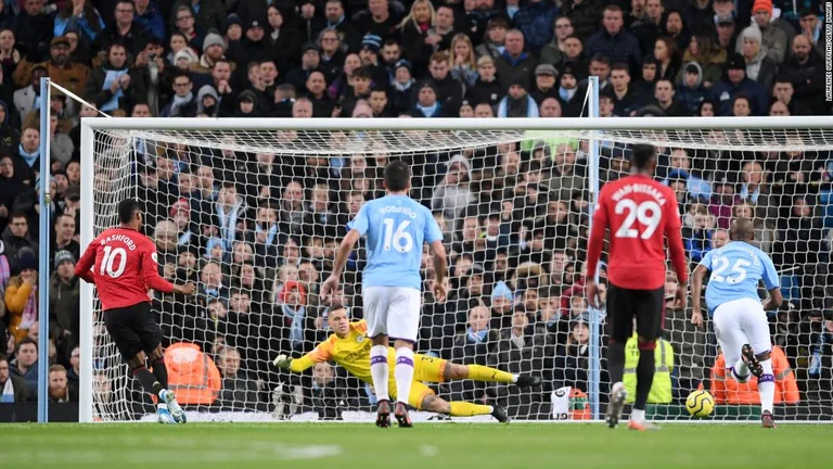 Man City Man Utd, official formations