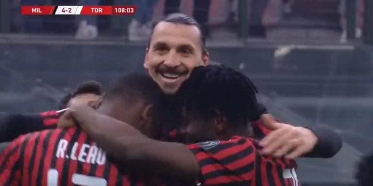 Milan performs the following miracle: Two goals within three minutes, Ibrahimovic pulls out a superhero