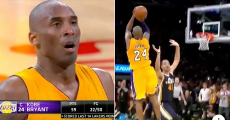 Amazing: Kobe Bryant è l'ultimo tre minuti come giocatore di basket prima di chiudere la sua carriera