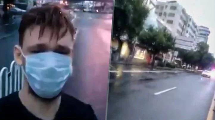 Se trata de coronavirus, el croata trae imágenes de China que casi fue arrestado por la policía.