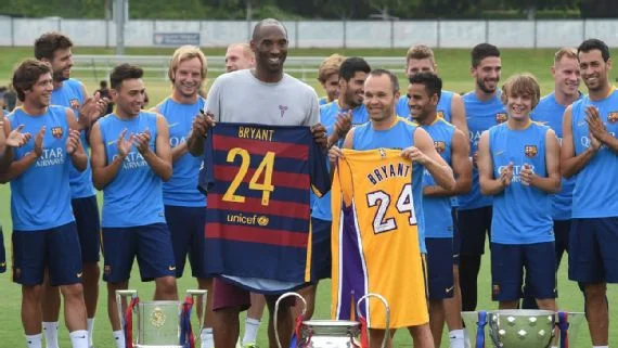 Bryant's statement once: If you cut off my arm, you'd see the colors of Barcelona and Milan.