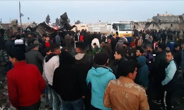 Five killed by the Syrian bomb car explosion