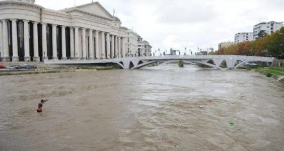 Found dead body on North Macedonia's Vardar River