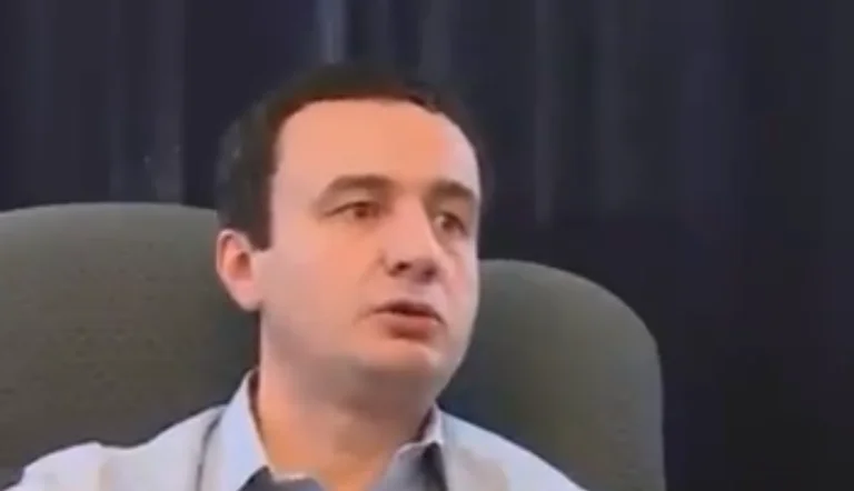 Es el bajo vocabulario de Kurti de Mustafa: Él lo llamó el crimen.